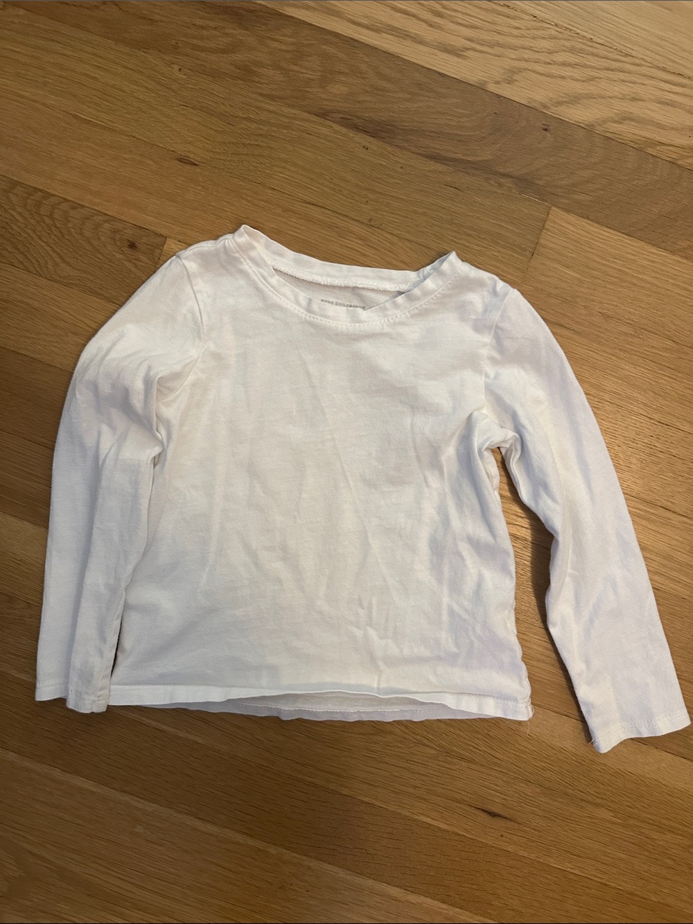 The Children's Place White Long Sleeve Crewneck Top
